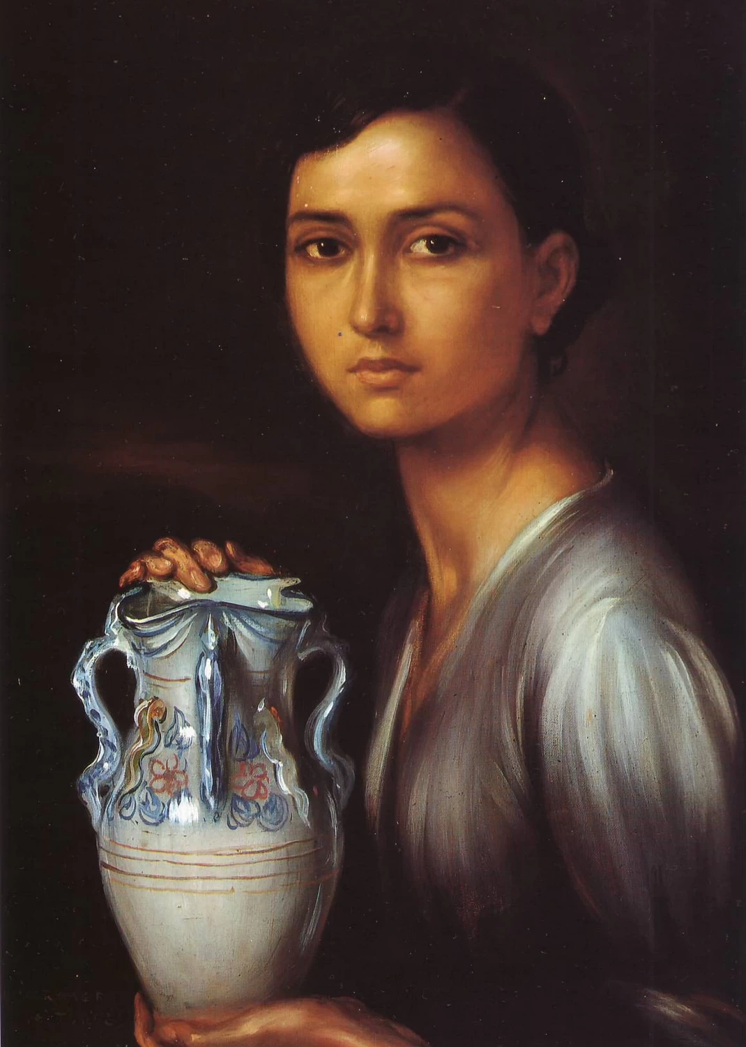 La ragazza con il barattolo